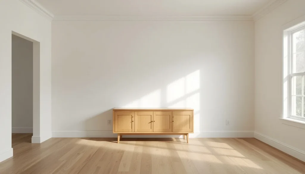 Dining room buffet decor ideas start with correct buffet proportion and wall placement