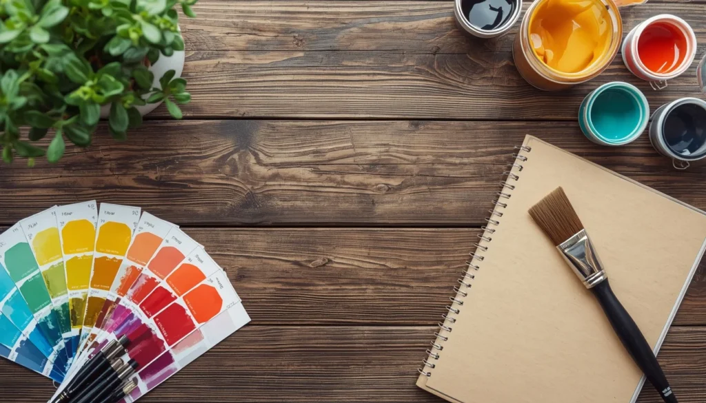 best paint colors for home offices - paint swatch comparison