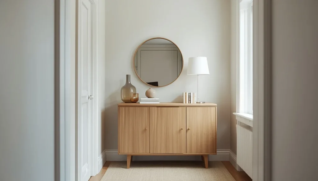 Small space and rental-friendly dining room buffet decor ideas