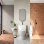bathroom tiles ideas 2026 collage of stylish tile designs