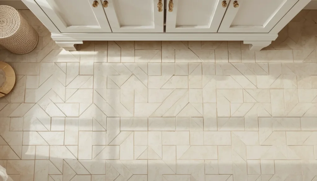 bathroom tiles ideas with herringbone pattern floor tile layout