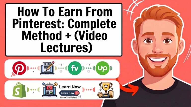 How To Earn From Pinterest Complete Method + (Video Lectures)